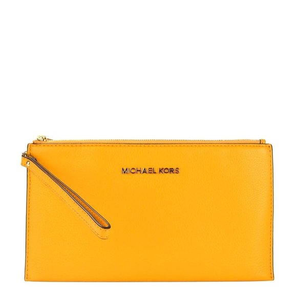 MICHAEL Michael Kors Handbags - Michael Kors Jet Set Large Zip Clutch Wristlet